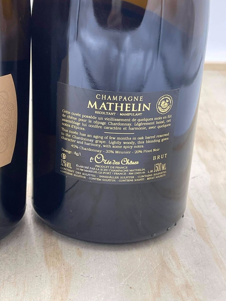 Mathelin, "Cuvée l'Orée des Chênes" - Șampanie Brut - 2 Magnums (1.5L) #3.2