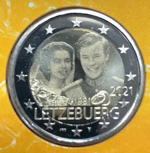 Luxemburg. Year Set (BU) 2021 "Rumelange" (incl. 2 euro "Mariage" version photo) #2.1