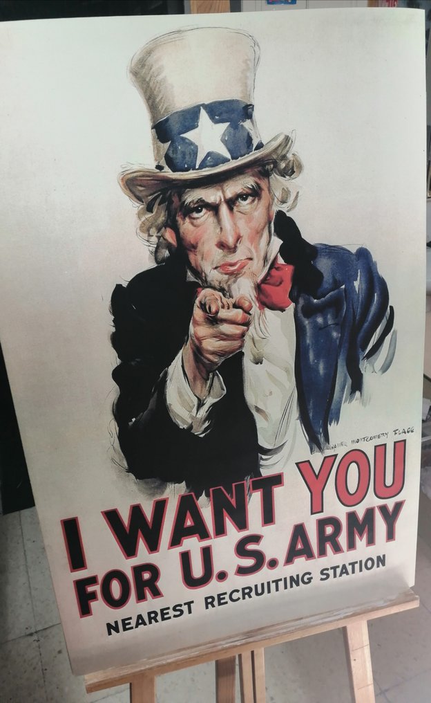 Historica - (First World War) - U.S. Army - I Want You for U,S, Army (TIO SAM) - Size Big XL #2.1