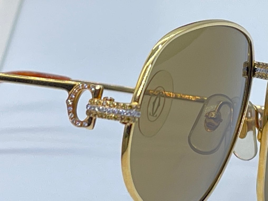 Cartier - Occhiali Romance Louis Diamond 1,51 Carati - Sunglasses #1.1