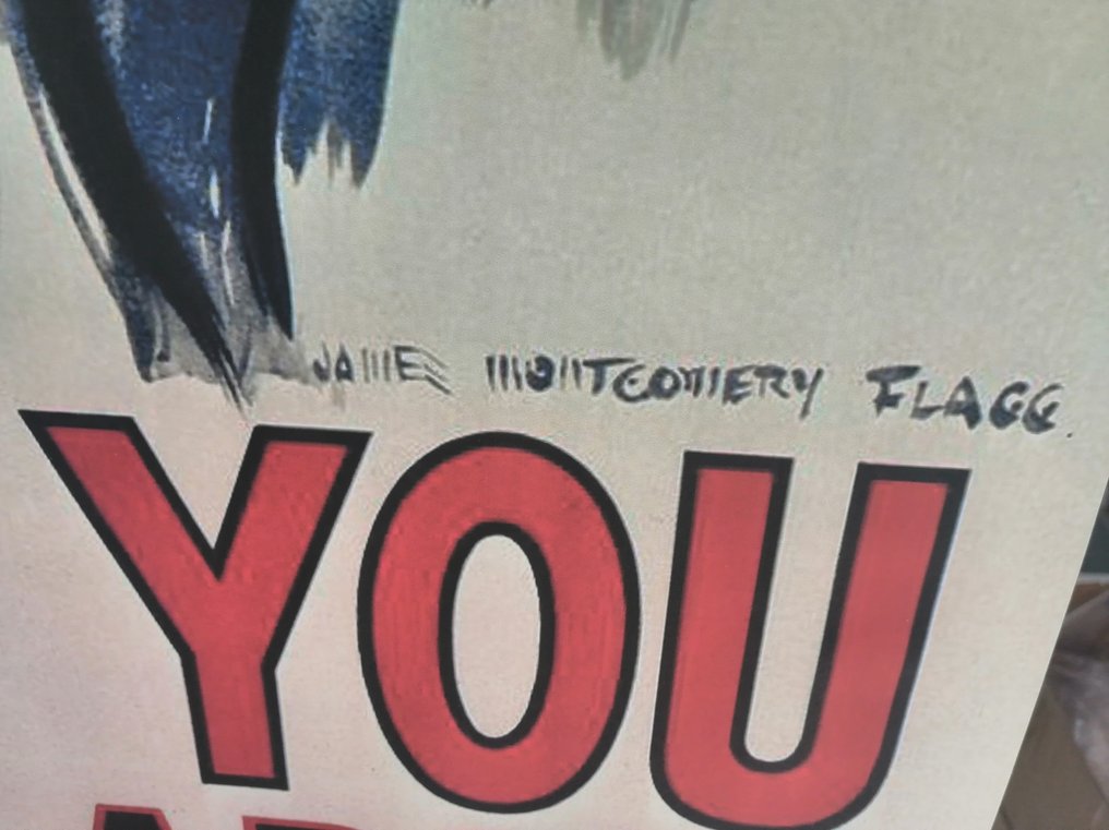 Historica - (First World War) - U.S. Army - I Want You for U,S, Army (TIO SAM) - Size Big XL #4.3