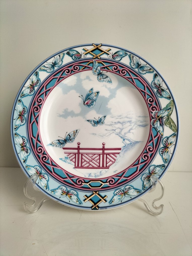 Hermès - Fad - Porcelæn - Sommerfuglenes Have #1.0