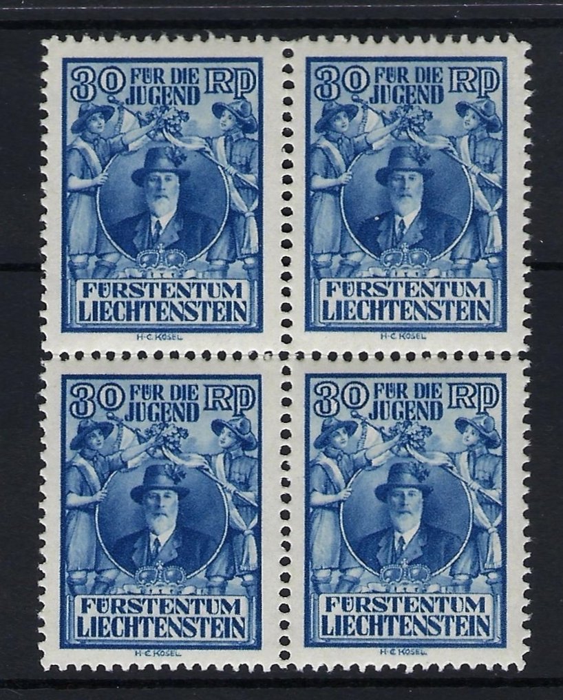 Liechtenstein 1932 - Set juventù - Michel N. 116/118 #3.2