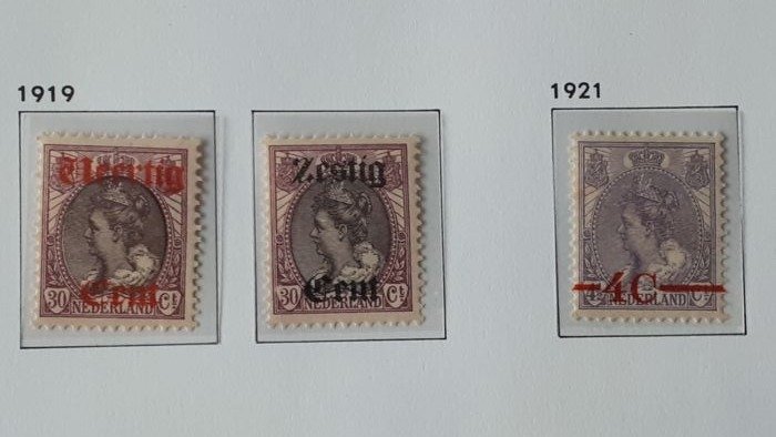 Ολλανδία - Wilhelmina 1919-1920 #2.1