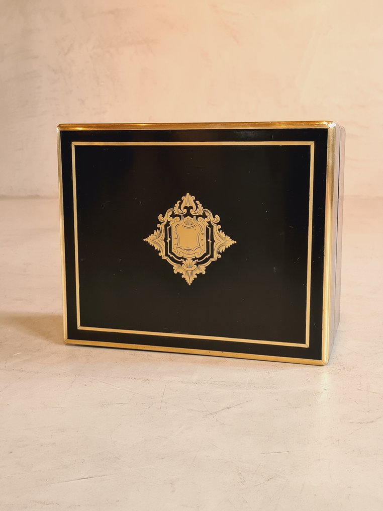 Smykkeskrin - Messing, Sort træ - FRI FRAGT!!! #3.2