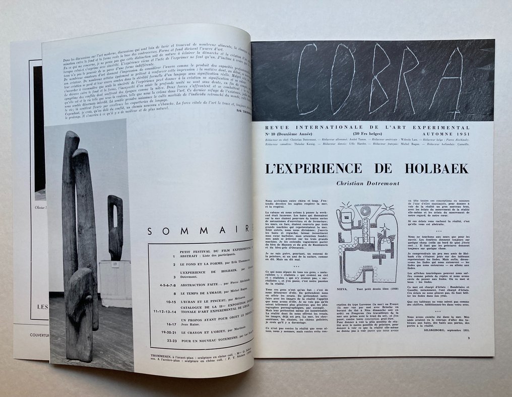 Pierre Alechinsky, Christian Dotremont a.o. - Cobra. Revue internationale de l'art expérimental n°10 - 1951 #3.2