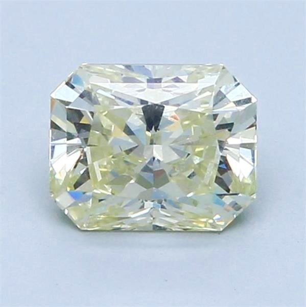 1 pcs Diamante - 1.55 ct - Radiante - U-V (Light Yellow) - VS1 #1.1