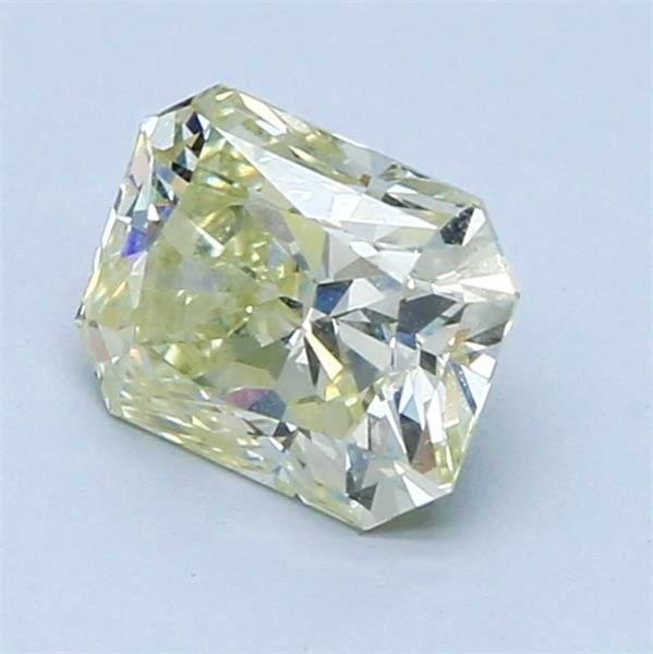1 pcs Diamante - 1.55 ct - Radiante - U-V (Light Yellow) - VS1 #3.1