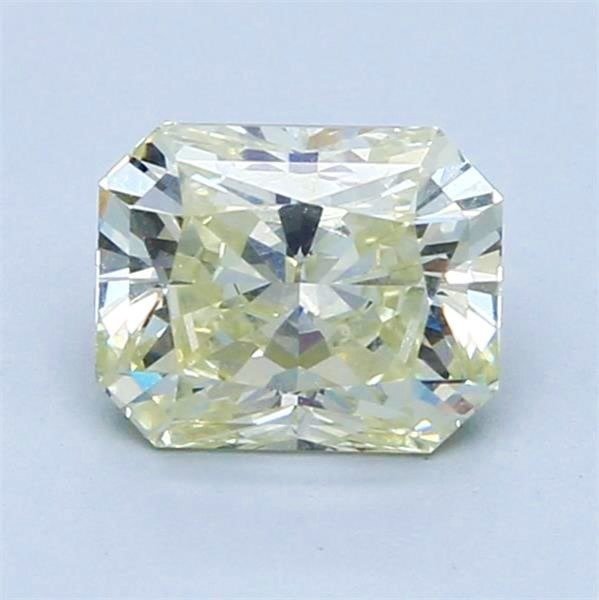1 pcs Diamante - 1.55 ct - Radiante - U-V (Light Yellow) - VS1 #1.2
