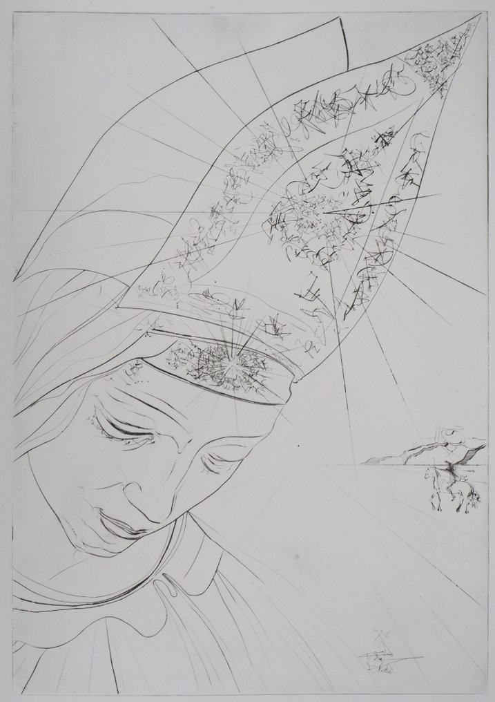 Salvador Dali (1904-1989) - L'évêque #1.0