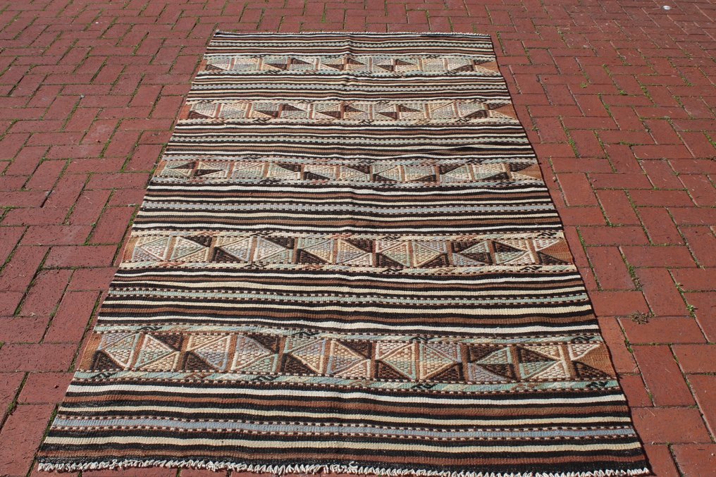 Tapis Kilim nomade turc - 260 cm - 130 cm #1.1