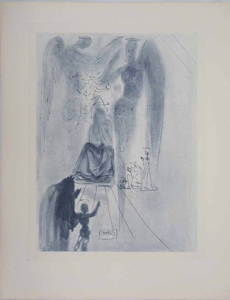 Salvador Dali (1904-1989) - Paradis 12 : Le Triomphe du Christ et de la Vierge #1.0