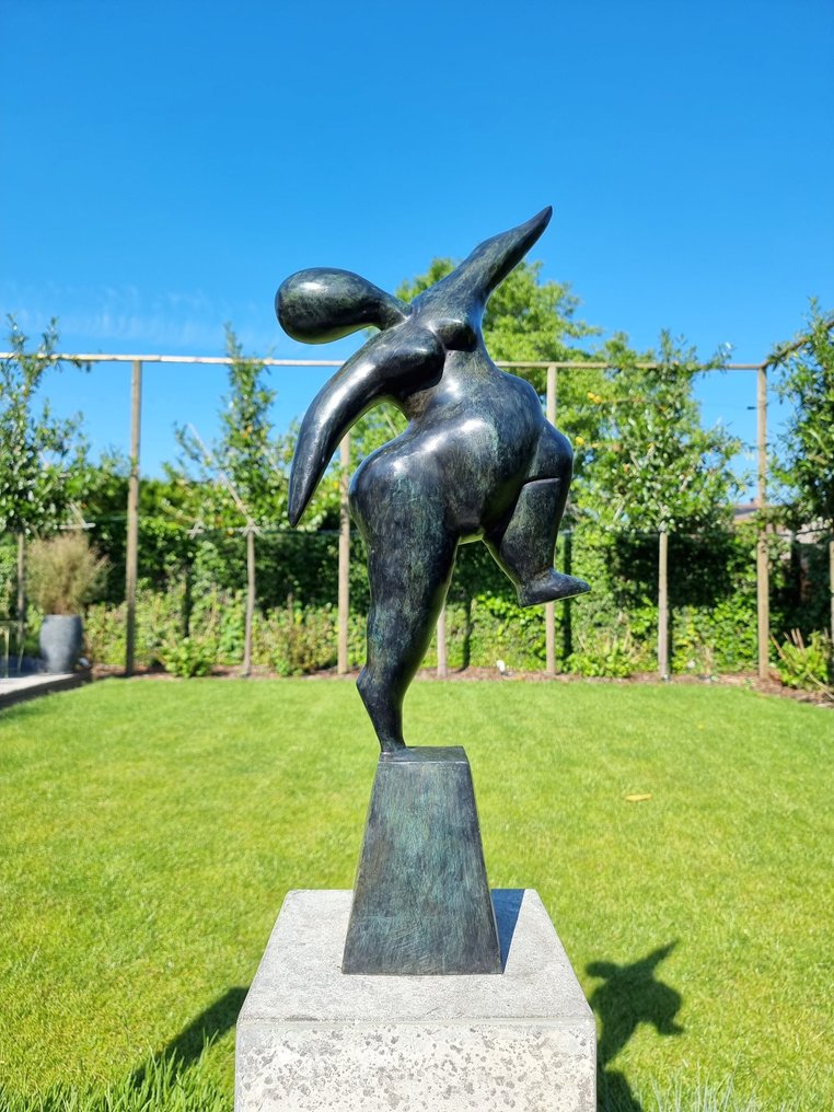 雕塑, A large modernist bronze - 70 cm - 黄铜色 #1.0
