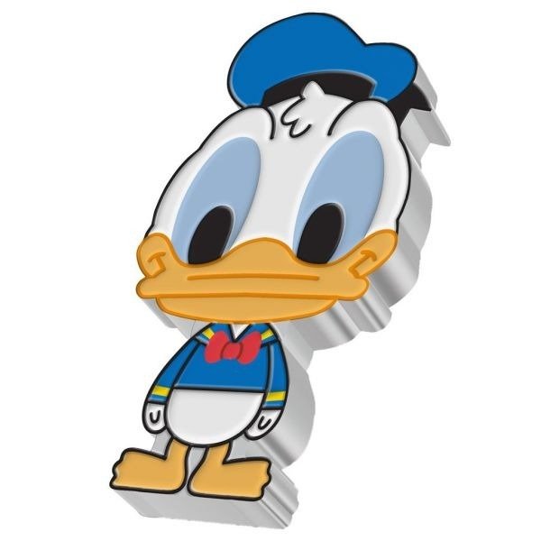 Niue. 2 Dollars 2021 Donald Duck™ - Chibi Coins - Disney™ (4.) 1 Oz #1.0
