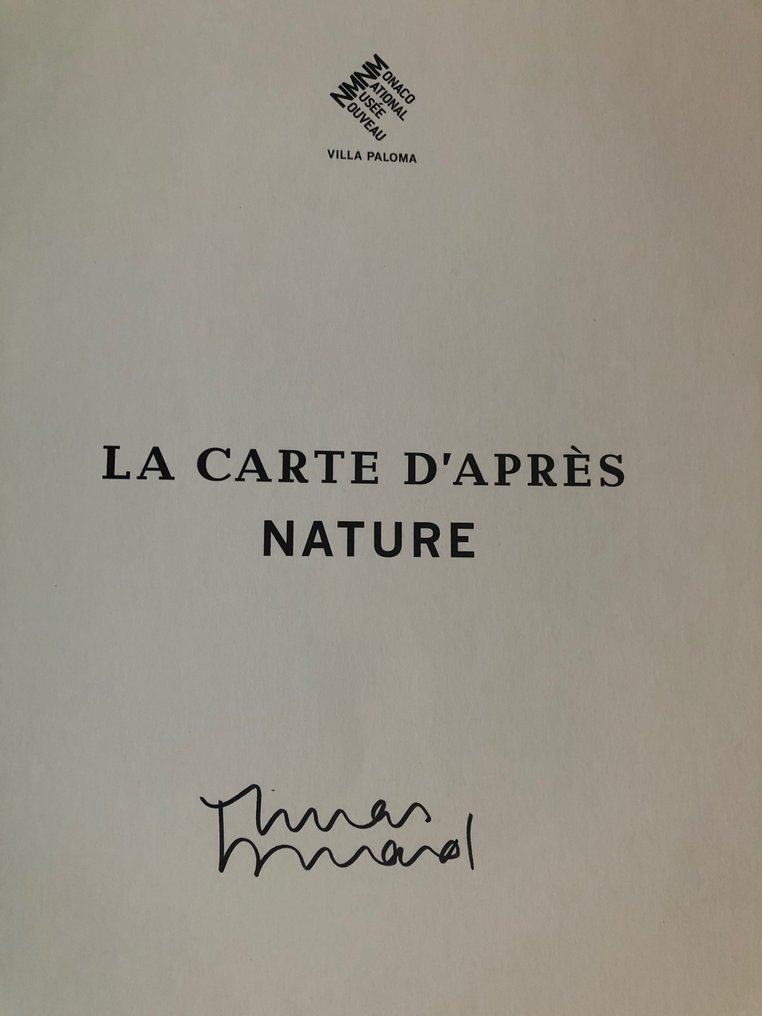 Signed; Thomas Demand / Luigi Ghirri - La Carte D’Après Nature - 2010 #2.1