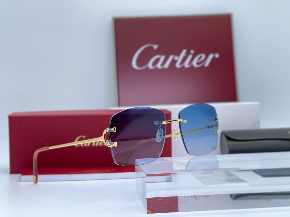 Cartier - Piccadilly Gold Planted 18k - Sonnenbrille #3.1