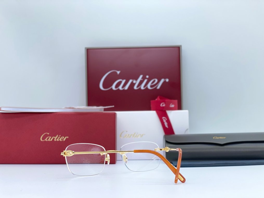 Cartier - Harmattan Gold Planted 18k - Gafas #3.2