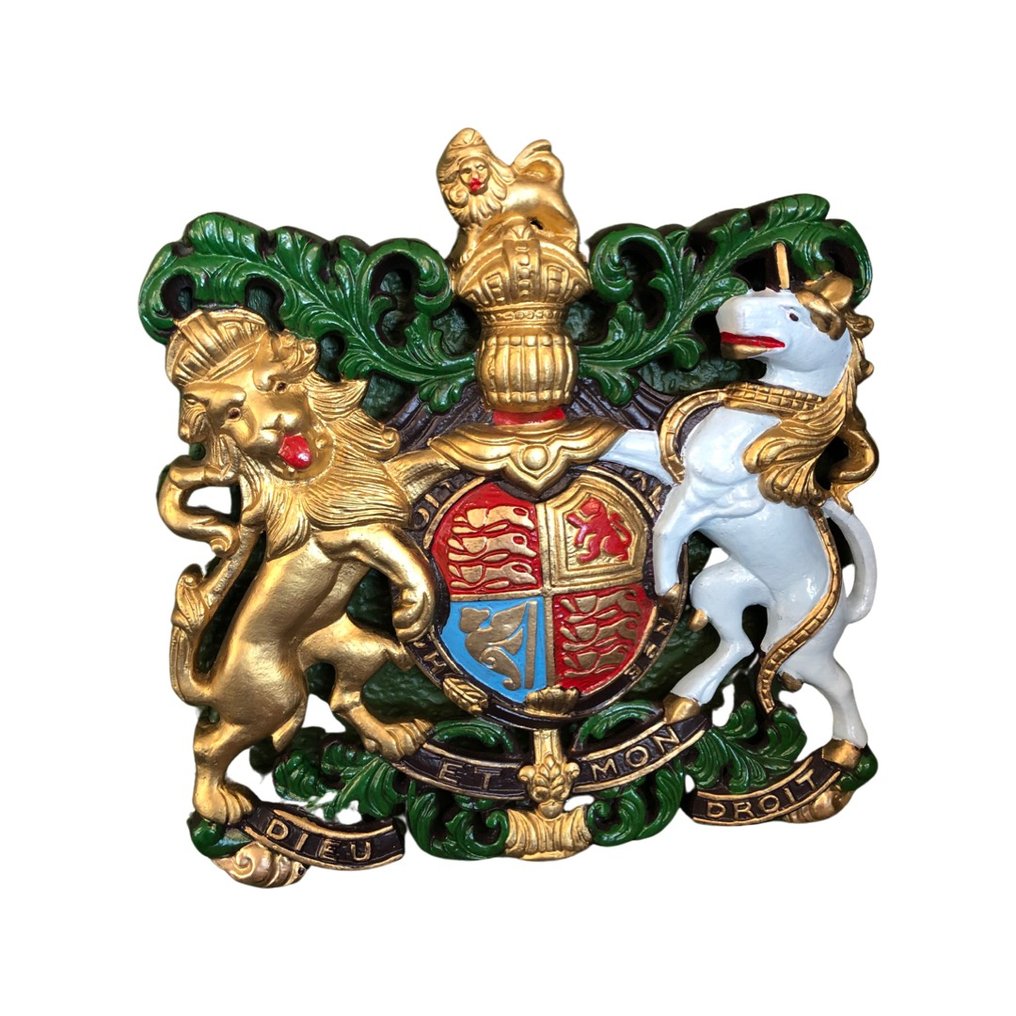 British Royal coat of arms - Plaque - Cast Metal #1.0