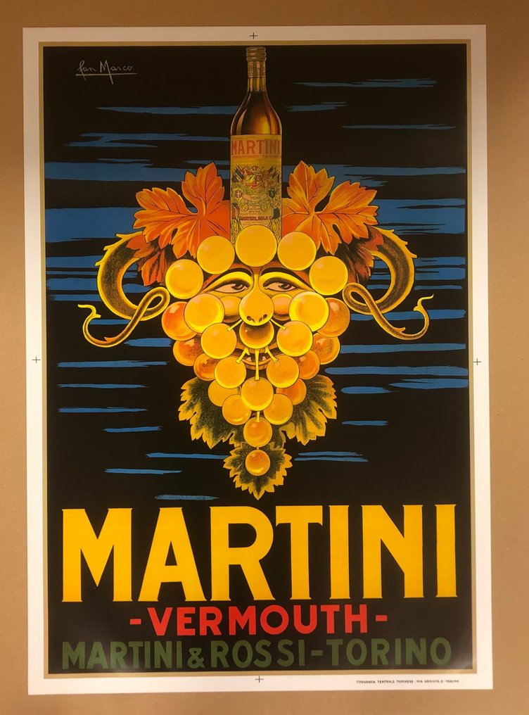 San Marco - Martini Vermouth - Martini & Rossi Torino - Jaren 1980 #1.2