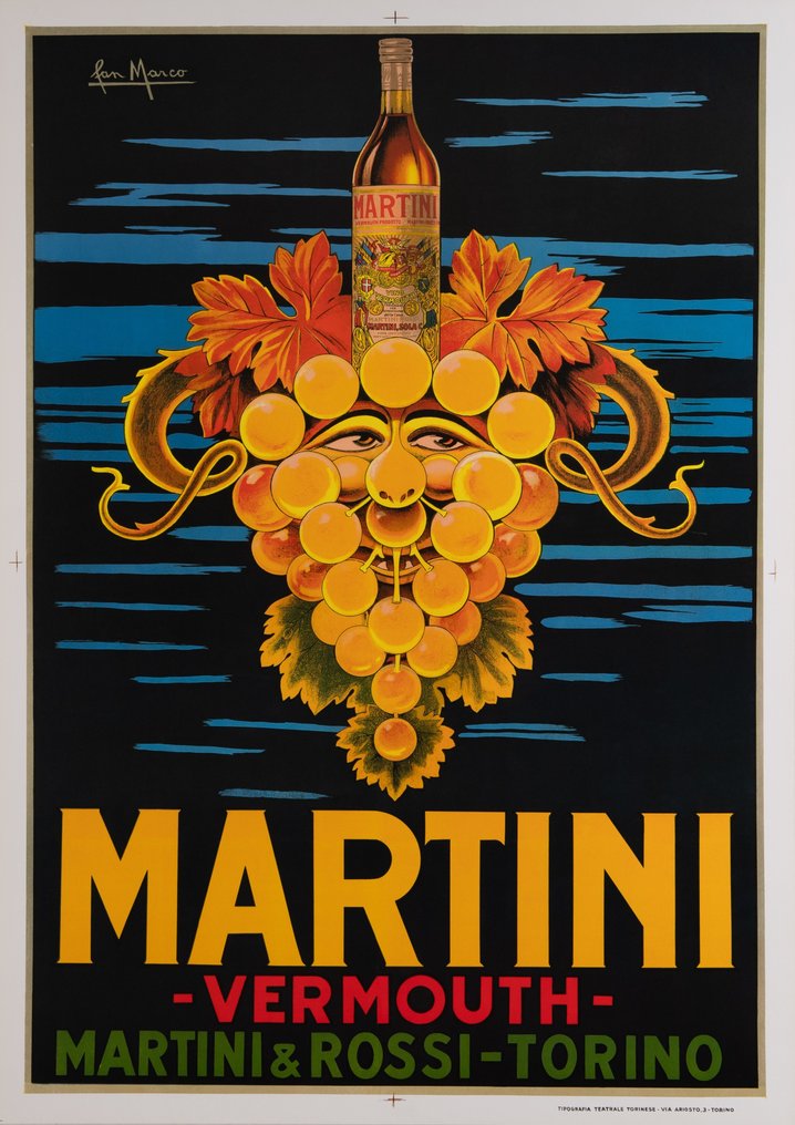 San Marco - Martini Vermouth - Martini & Rossi Torino - Jaren 1990 #1.0