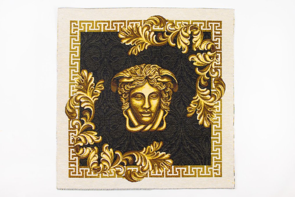 FREE SHIPPING !!! 6 exclusive gobelin fabric tapestries with Medusa head without trim on the edges - Tapestry - 47 cm - 47 cm #2.1