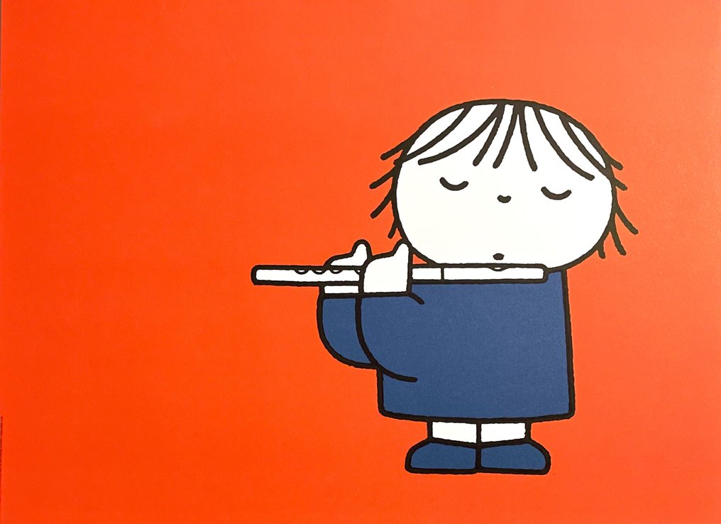 Dick Bruna - "Child with flute" (1984) #1.0