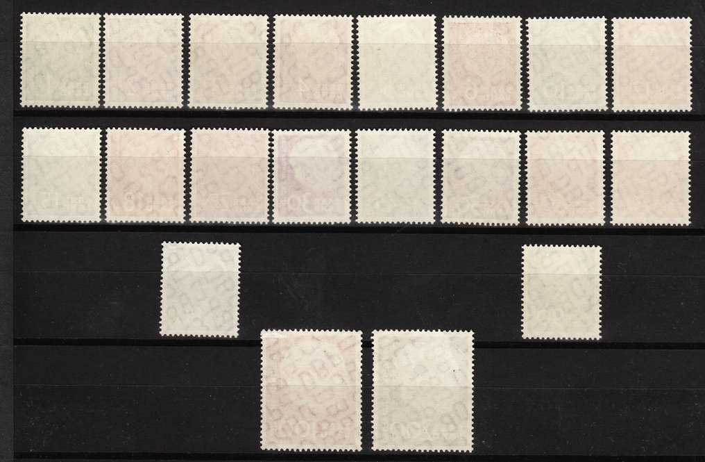 德國 1954/1957 - Heuss 完整时期 1954-1957 联邦与萨尔兰 #2.1