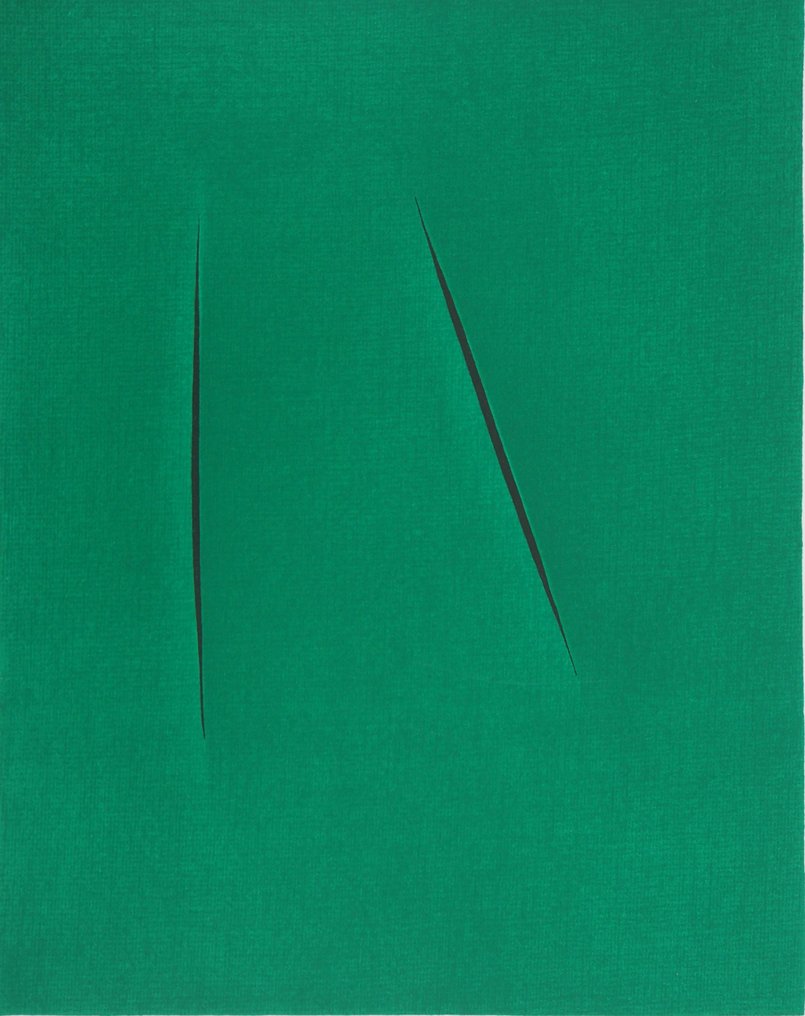 Lucio Fontana (1899-1968) - Concetto Spaziale #1.0