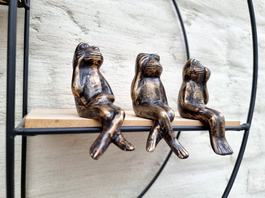 Αγαλματίδιο - Horen zien zwijgen - Μπρούντζος #3.2