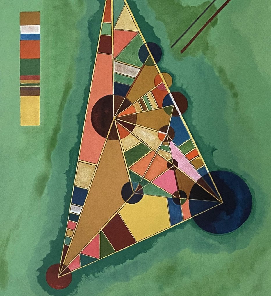 Wassily Kandinsky (1866-1944) - Bigarrure dans le triangle #2.1