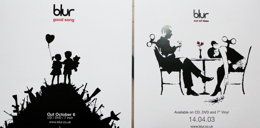 Banksy - Banksy advertising off set prints for Blur - 2003 #1.1