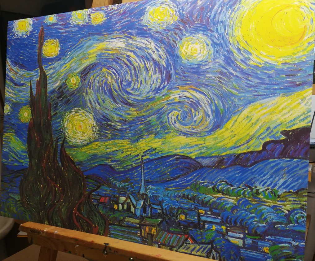 Van Gogh (after) - La Noche Estrellada - Big Size Mural XL #3.2
