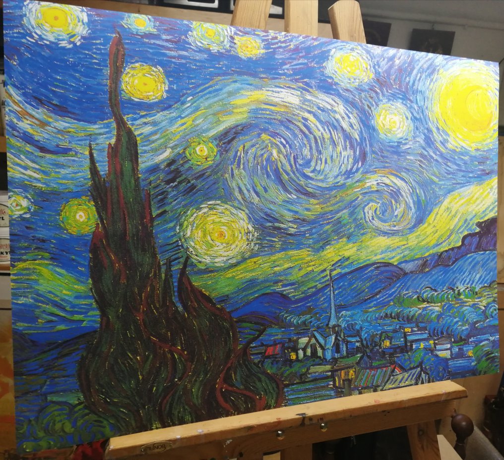 Van Gogh (after) - La Noche Estrellada - Big Size Mural XL #1.0