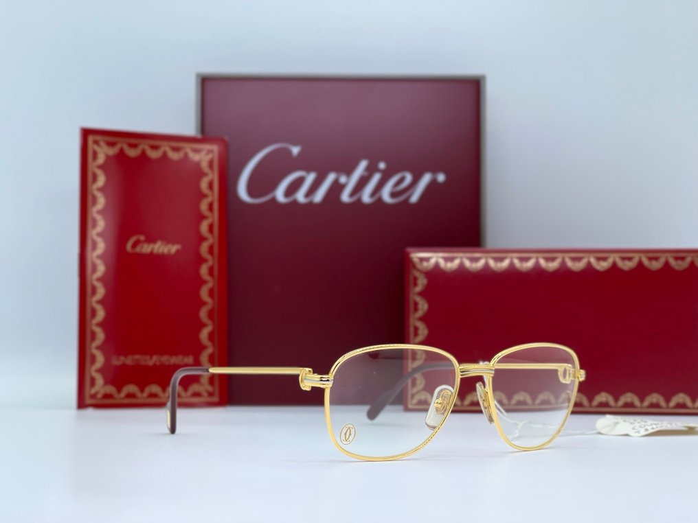 Cartier - Courcelles NOS Gold Planted 24k - Eyeglasses #2.1