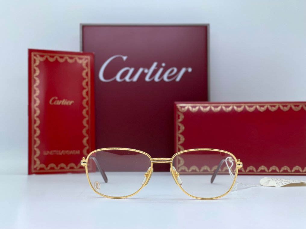 Cartier - Courcelles NOS Gold Planted 24k - Eyeglasses #2.2