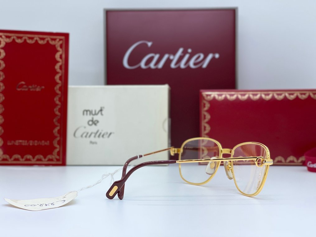 Cartier - Courcelles NOS Gold Planted 24k - Eyeglasses #3.1