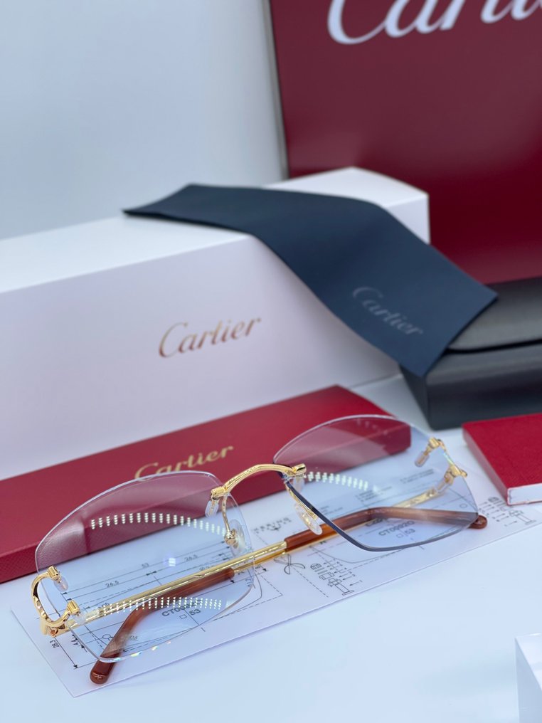Cartier - Piccadilly Gold Planted 18k - Solglasögon #3.1