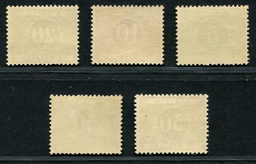 Belgium 1916 - Third series of postage stamps - OBP/COB TX12/16 #1.0