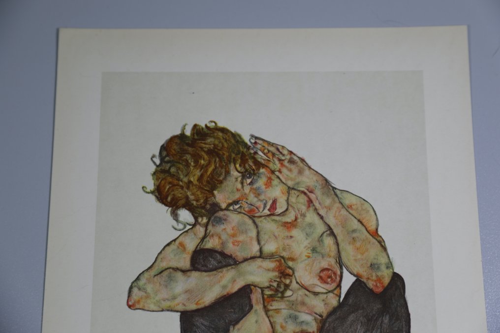 Egon Schiele (1890-1918), (after) - Kauernder Akt #4.3