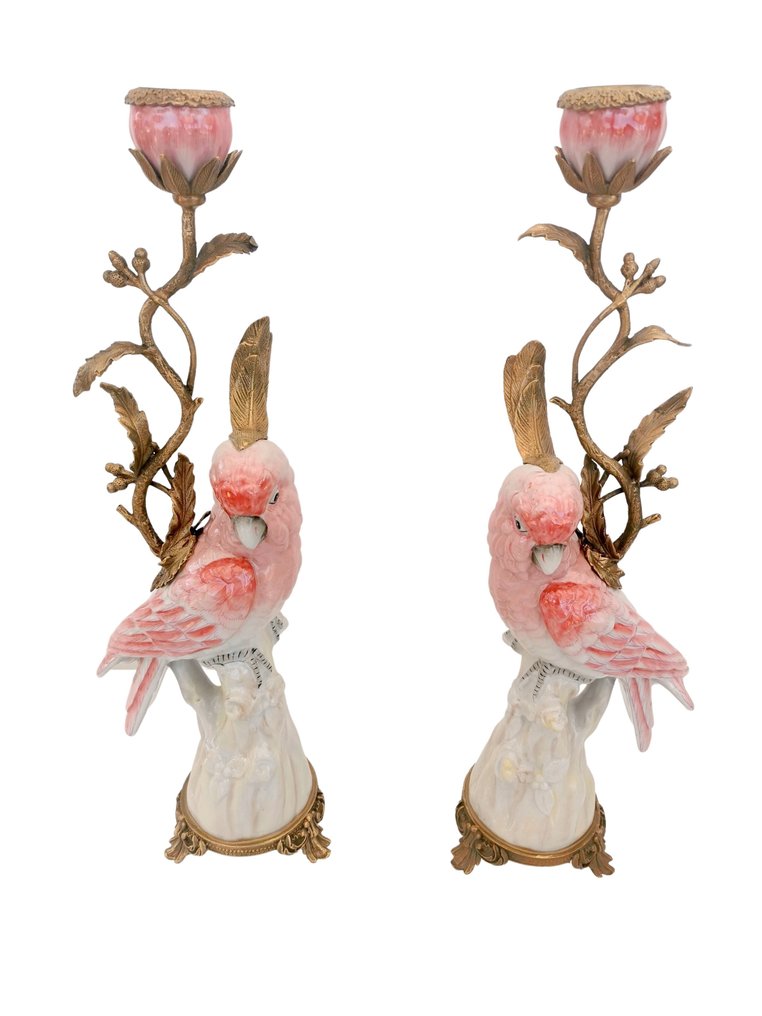 Κηροπήγιο (2) - Μπρούντζος, Πορσελάνη #3.2