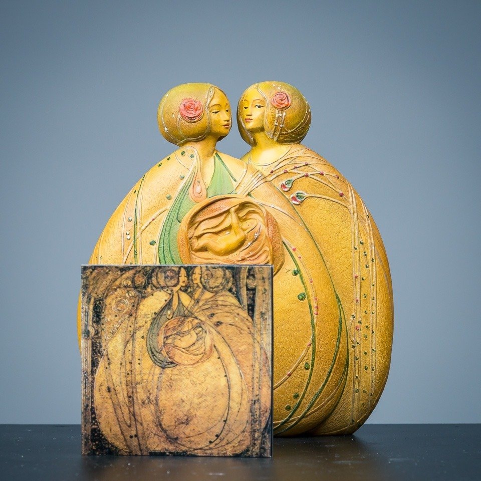 Figuuri - Heart of the rose - Polystone #1.0