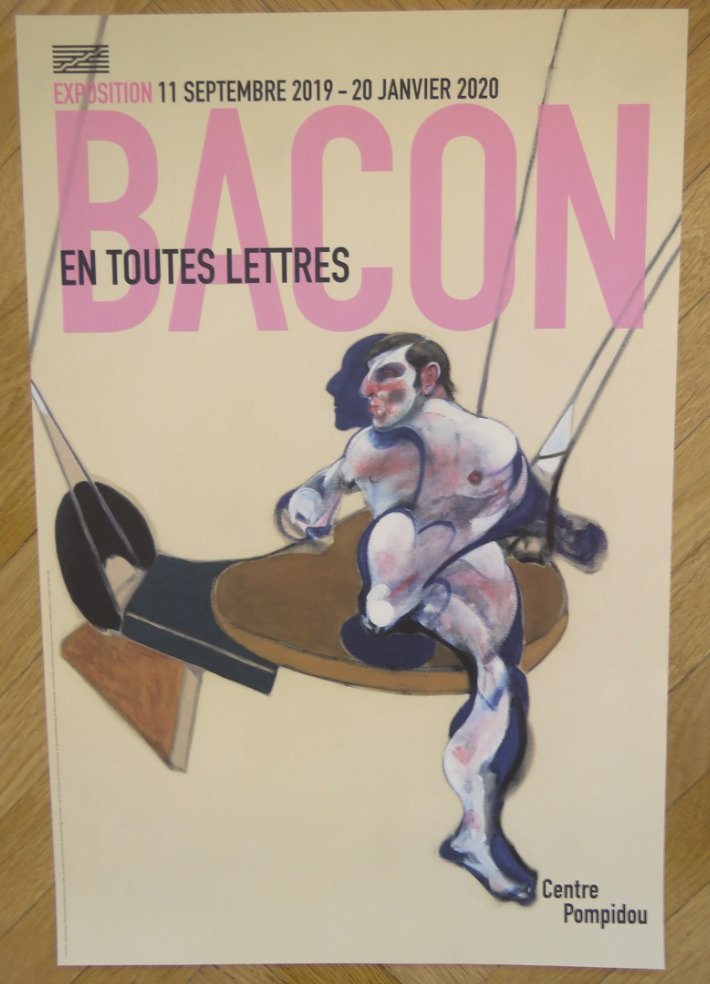 Francis Bacon (after) - Affiche originale d'exposition - Paris - 2019 #1.0