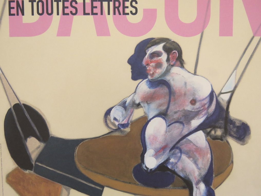 Francis Bacon (after) - Affiche originale d'exposition - Paris - 2019 #4.3