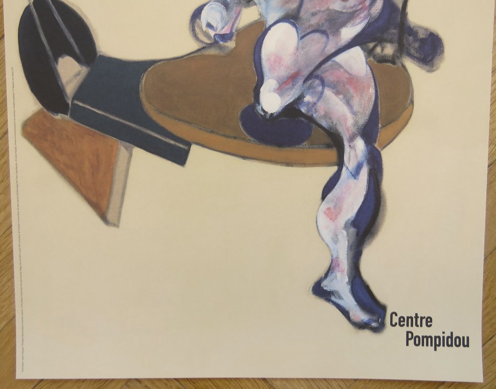 Francis Bacon (after) - Affiche originale d'exposition - Paris - 2019 #3.2