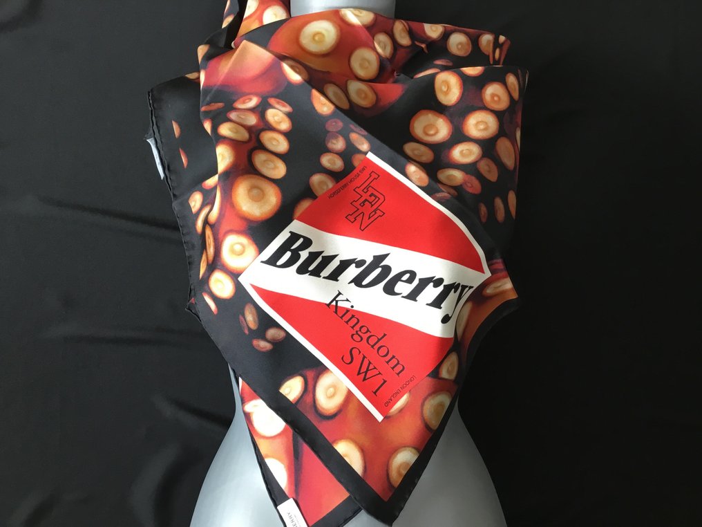 Burberry - 90/90 cm Soie - Sciarpa #1.0