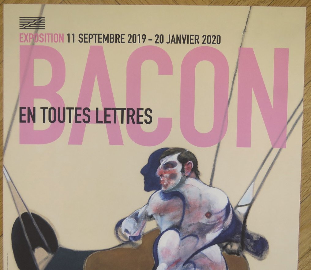 Francis Bacon (after) - Affiche originale d'exposition - Paris - 2019 #2.1