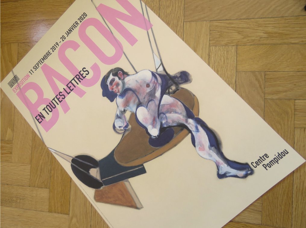 Francis Bacon (after) - Affiche originale d'exposition - Paris - 2019 #1.0
