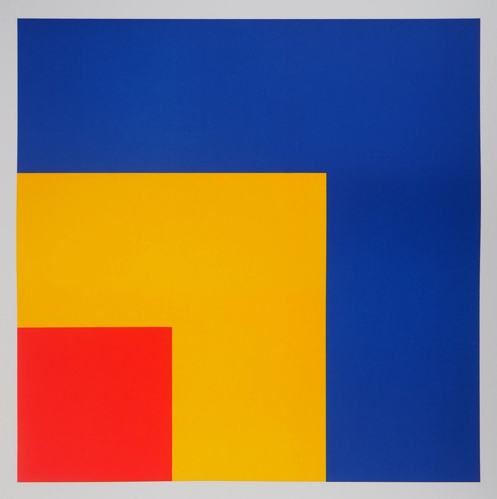 Ellsworth Kelly (1923-2015) - Rouge, jaune et bleu #1.0