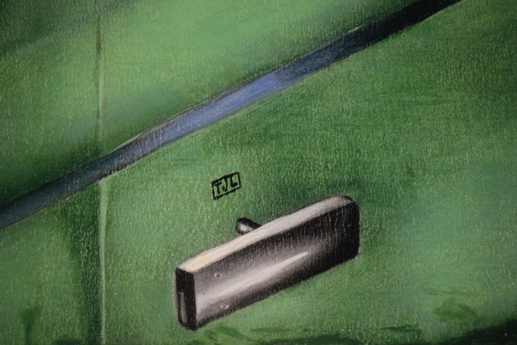 Tamara de Lempicka (after) - ImpronteEdizioni - "Self portrait in green Bugatti" - Licensed by MMI NYC - anii 2000 #2.1