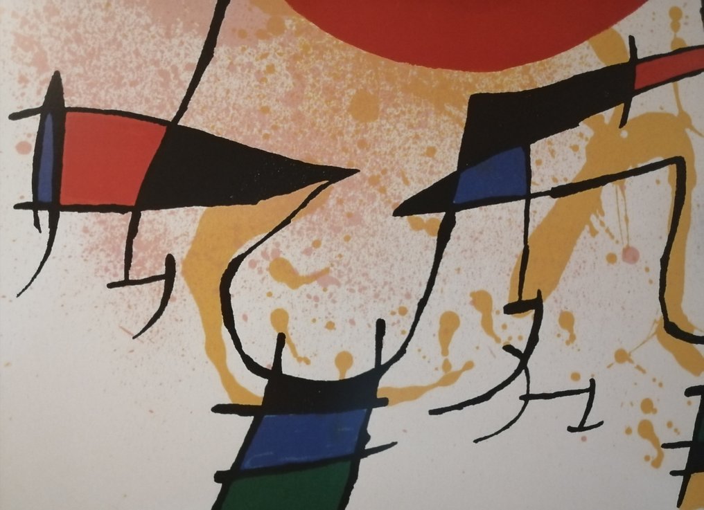 Joan Miró - Simbolismo en rojo - Tamaño XL #4.3